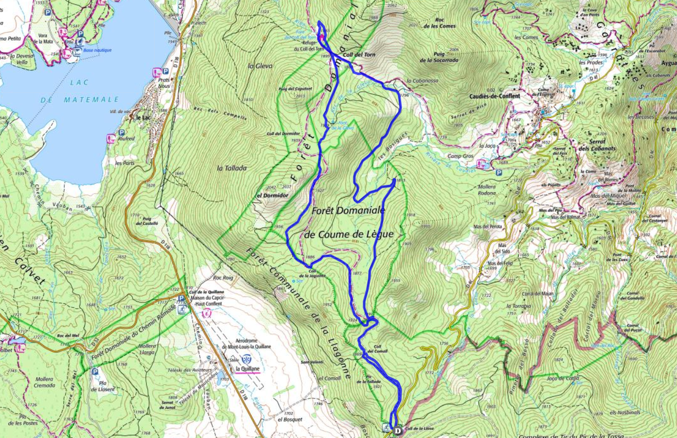 Fast hiking col de la llose