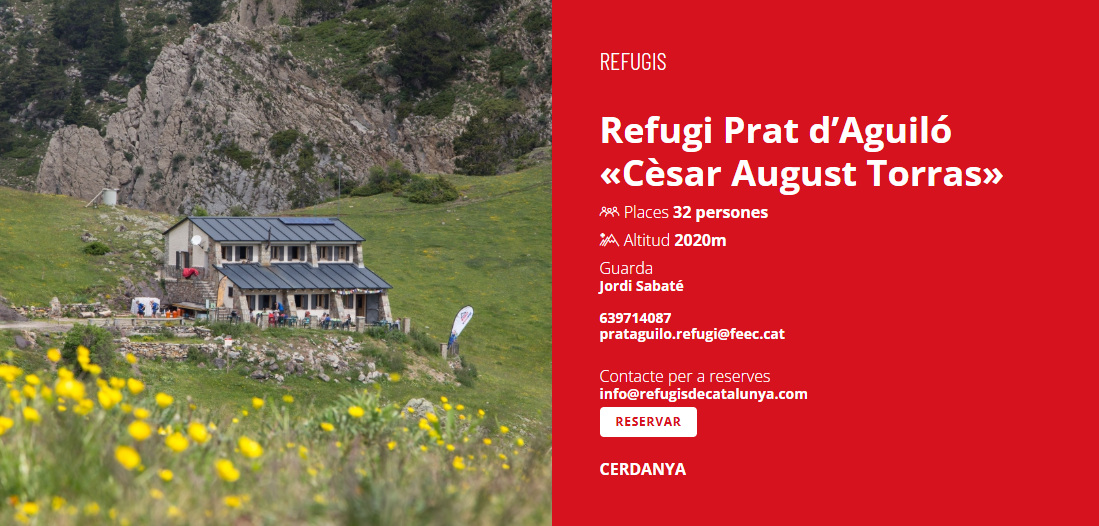 Refugi prat d aguillo